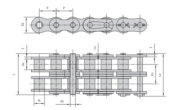 石油鏈32S-2_1<font color='red'>60-2</font> 雙排石油