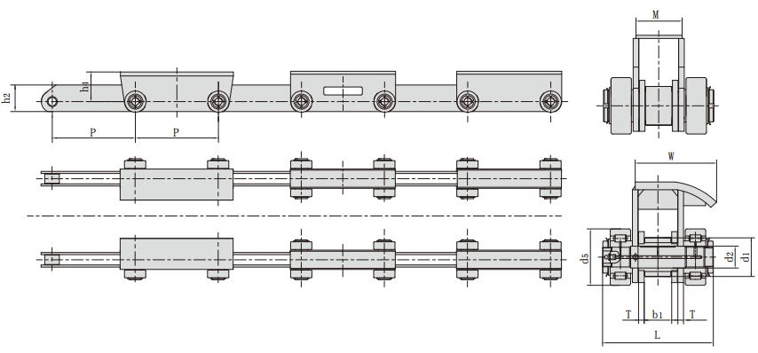 P625_<font color='red'>鋼廠</font>用輸送鏈 <font color='red'>鋼廠</font>鏈