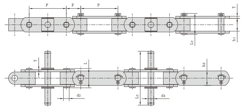 SJ250F6_<font color='red'>雙<font color='red'>鉸鏈</font><font color='red'>輸送</font>鏈</font> 工程