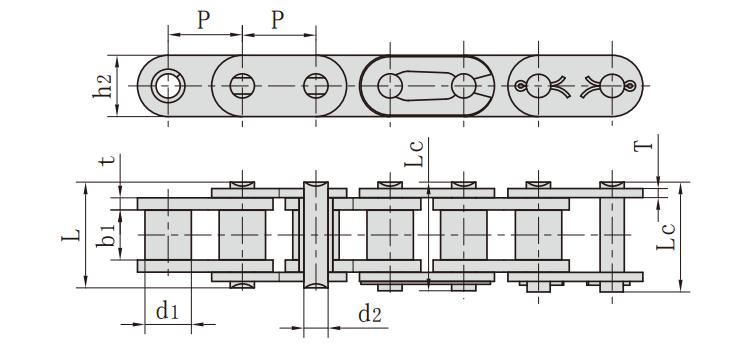 C<font color='red'>32B-1</font>_直鏈板鏈條 B系列直